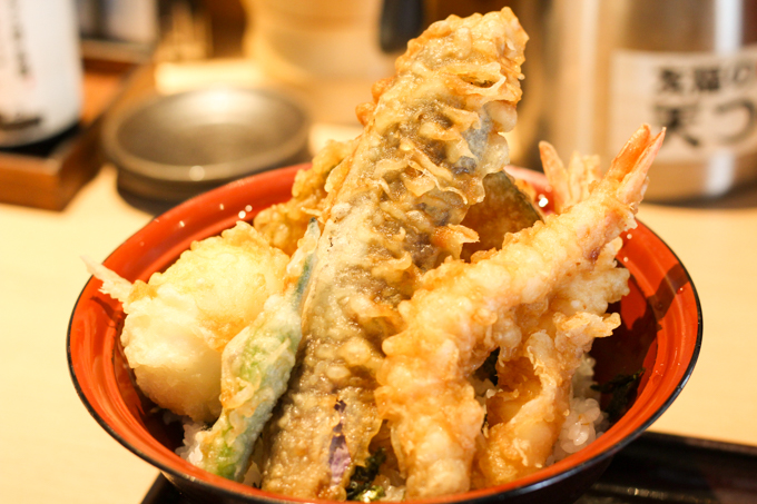 高槻にある天ぷら海鮮のお店『友福』でこだわり天丼を食べる！